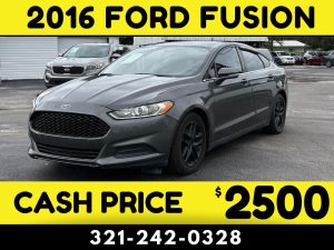 2016 FORD FUSION SPORT - $2500 CASH CAR!