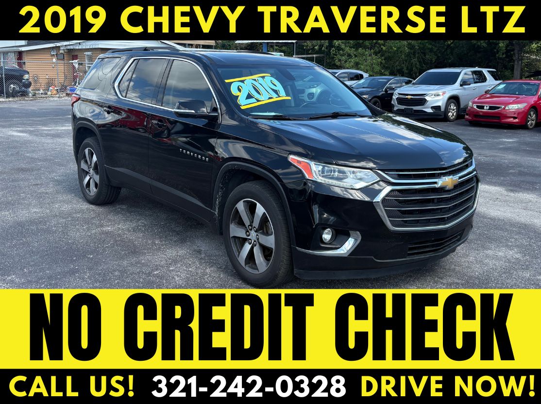 2019 CHEVY TRAVERSE LTZ 3RD ROW - WE FINANCE NO CREDIT CHECK! - Image 2