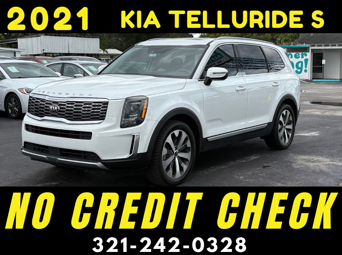 2021 KIA TELLURIDE 'S' 3 ROW - WE FINANCE NO CREDIT CHECK!