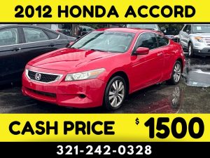 2012 HONDA ACCORD COUPE - $1500 CASH CAR!