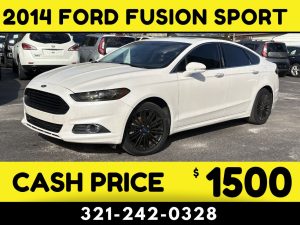 2014 FORD FUSION SPORT - $1500 CASH PRICE!