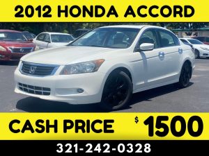 2012 HONDA ACCORD EXL SEDAN - $1500 CASH CAR!