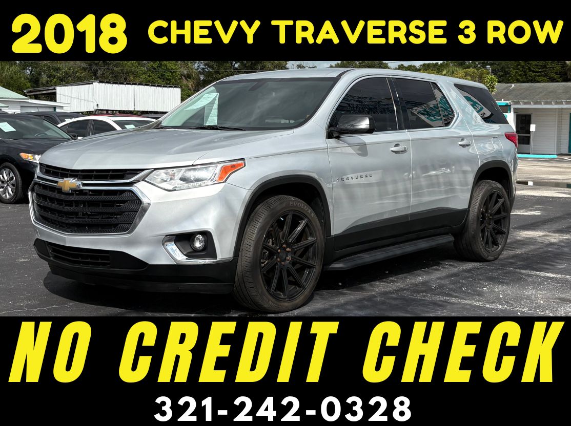 2018 CHEVY TRAVERSE LT 3 ROW - WE FINANCE NO CREDIT CHECK! - Image 2