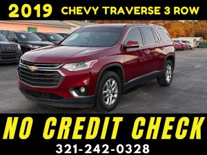 2019 CHEVY TRAVERSE LT 3 ROW - WE FINANCE NO CREDIT CHECK!