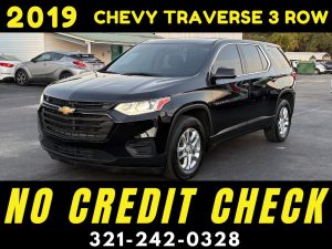2019 CHEVY TRAVERSE LT 3 ROW - WE FINANCE NO CREDIT CHECK!