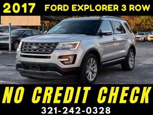 2017 FORD EXPLORER LIMITED 3 ROW - WE FINANCE NO CREDIT CHECK!