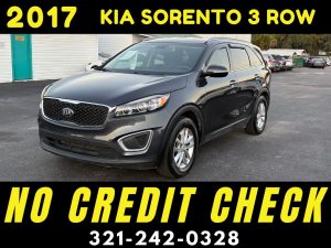 2017 KIA SORENTO 3 ROW - WE FINANCE NO CREDIT CHECK!