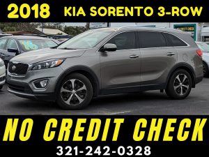 2018 KIA SORENTO EX 3 ROW - WE FINANCE NO CREDIT CHECK!