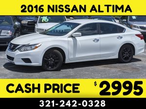 2016 NISSAN ALTIMA $2995 CASH PRICE!