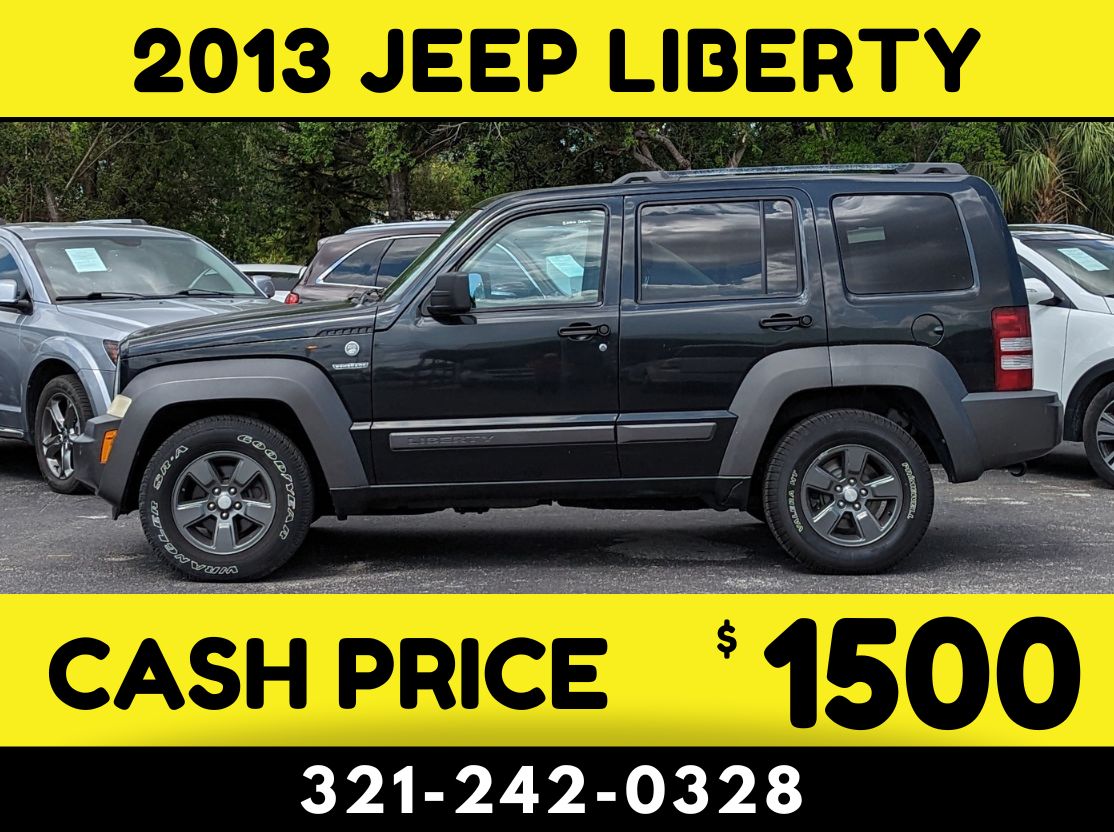 2013 JEEP LIBERTY RENEGADE - $1500 CASH CAR! - Image 3