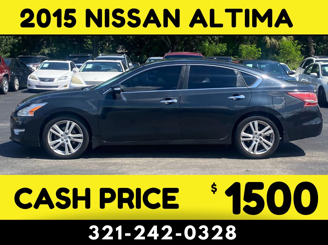 2015 NISSAN ALTIMA SV - $1500 CASH CAR! - Image 3
