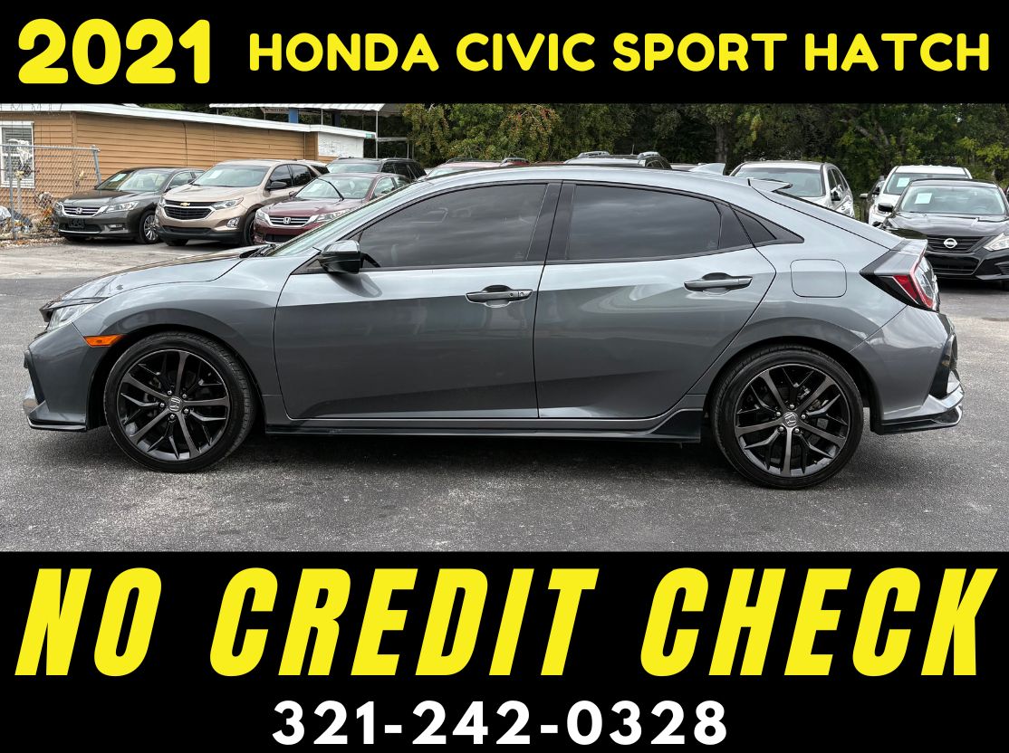 2021 HONDA CIVIC SPORT HATCHBACK! - WE FINANCE NO CREDIT CHECK! - Image 3