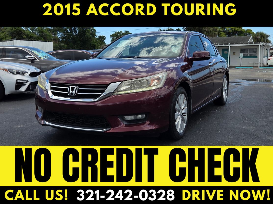 2015 HONDA ACCORD TOURING -WE FINANCE NO CREDIT CHECK!
