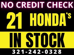 HONDA ACCORD, CIVIC, CRV, HRV, PILOT - WE FINANCE NO CREDIT CHECK!
