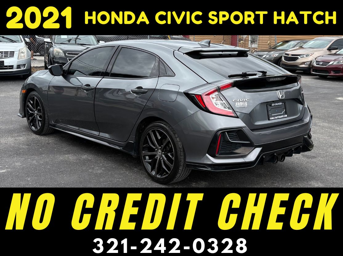 2021 HONDA CIVIC SPORT HATCHBACK! - WE FINANCE NO CREDIT CHECK! - Image 4