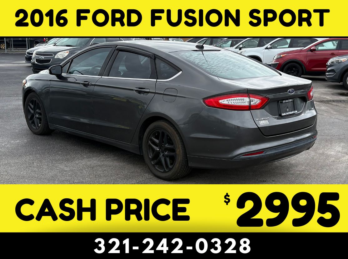 2016 FORD FUSION SPORT $2995 CASH PRICE! - Image 4