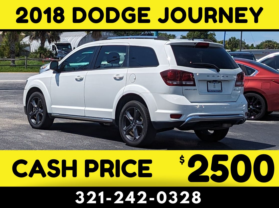 2018 DODGE JOURNEY CROSSROAD 3 ROW - $2500 CASH CAR! - Image 4