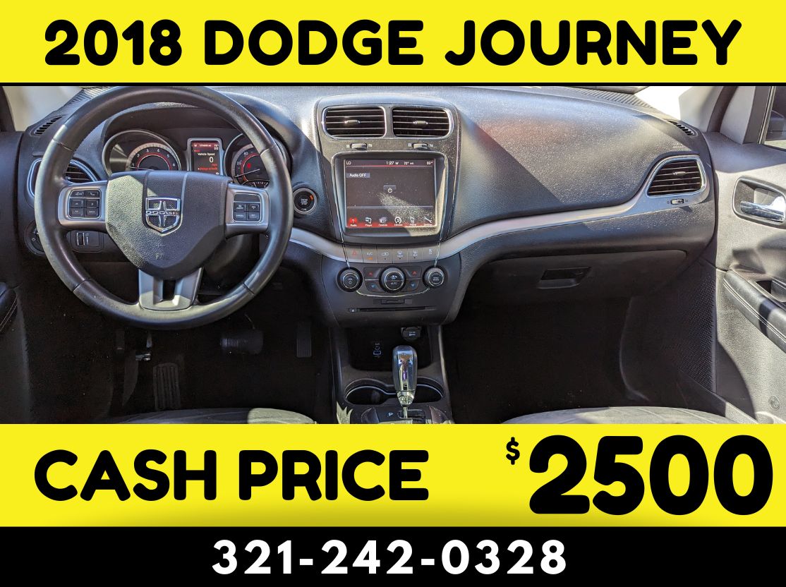 2018 DODGE JOURNEY CROSSROAD 3 ROW - $2500 CASH CAR! - Image 5