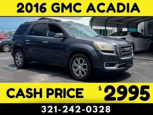 2016 GMC ACADIA 3 ROW - $2995 CASH PRICE!