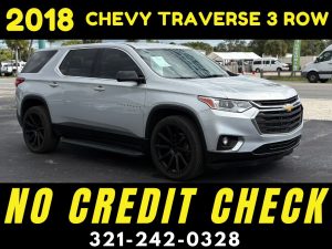 2018 CHEVY TRAVERSE LT 3 ROW - WE FINANCE NO CREDIT CHECK!