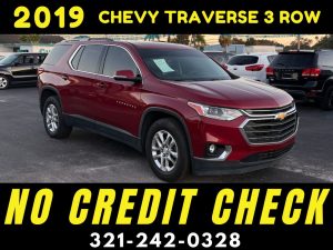 2019 CHEVY TRAVERSE LT 3 ROW - WE FINANCE NO CREDIT CHECK!