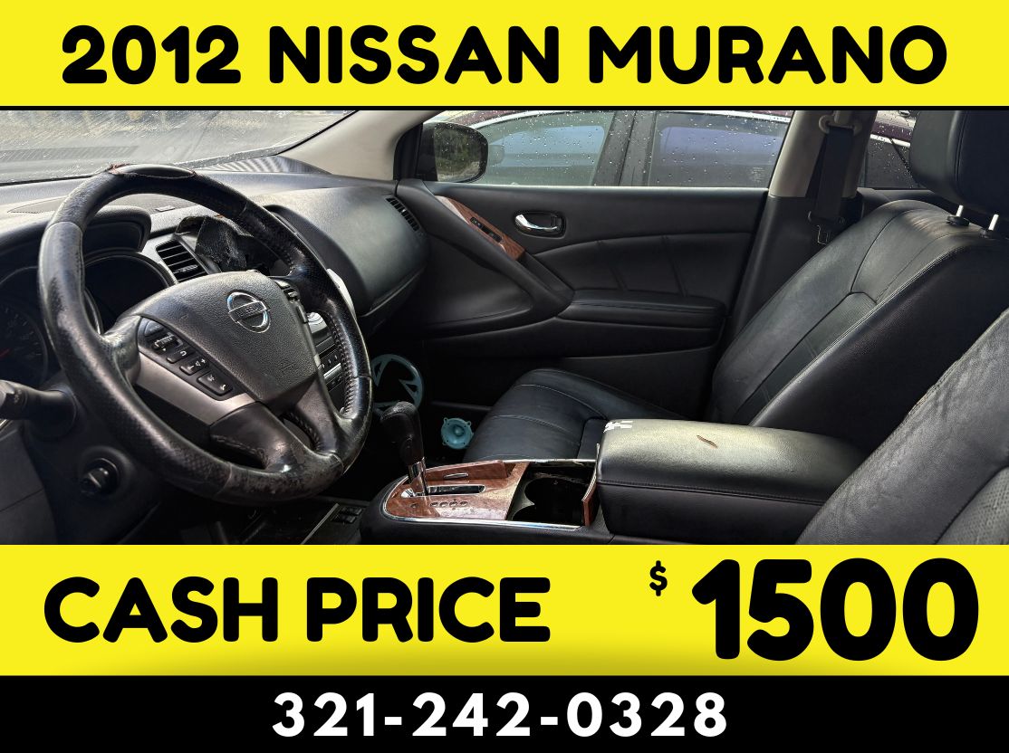 2012 NISSAN MURANO PLATINUM - $1500 CASH CAR! - Image 5