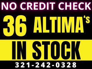 NISSAN ALTIMA IN STOCK! - OVER 30! - WE FINANCE NO CREDIT CHECK!
