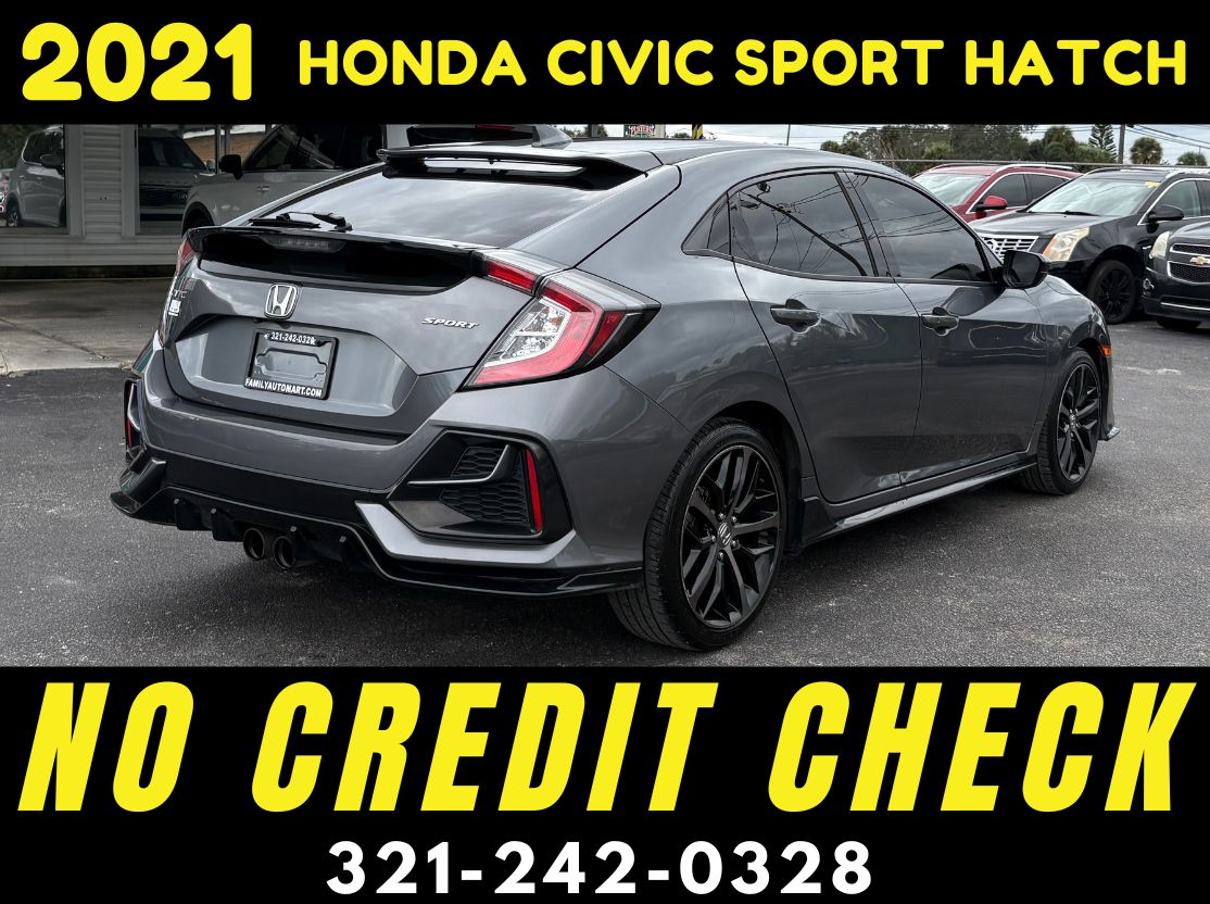 2021 HONDA CIVIC SPORT HATCHBACK! - WE FINANCE NO CREDIT CHECK! - Image 8