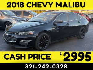 2018 CHEVY MALIBU - $2995 CASH CAR!