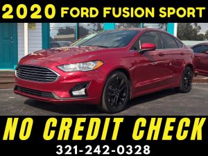 2020 FORD FUSION SPORT - NO CREDIT CHECK!