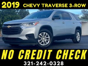 2019 CHEVY TRAVERSE LT 3 ROW - WE FINANCE NO CREDIT CHECK!