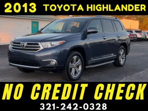 2013 TOYOTA HIGHLANDER LIMITED 3 ROW - WE FINANCE NO CREDIT CHECK!!