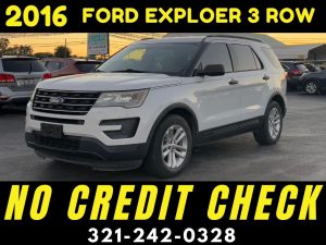 2016 FORD EXPLORER XLT 3 ROW - WE FINANCE NO CREDIT CHECK!!