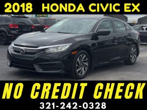 2018 HONDA CIVIC EX SEDAN - WE FINANCE NO CREDIT CHECK!!!