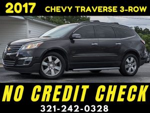 2017 CHEVY TRAVERSE LT 3 ROW - WE FINANCE NO CREDIT CHECK!!