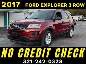 2017 FORD EXPLORER XLT 3 ROW - WE FINANCE NO CREDIT CHECK!!!