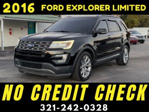 2016 FORD EXPLORER LIMITED 3 ROW - WE FINANCE NO CREDIT CHECK!!!
