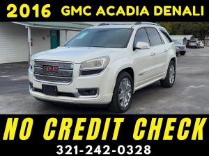 2016 GMC ACADIA DENALI 3 ROW - WE FINANCE NO CREDIT CHECK!!