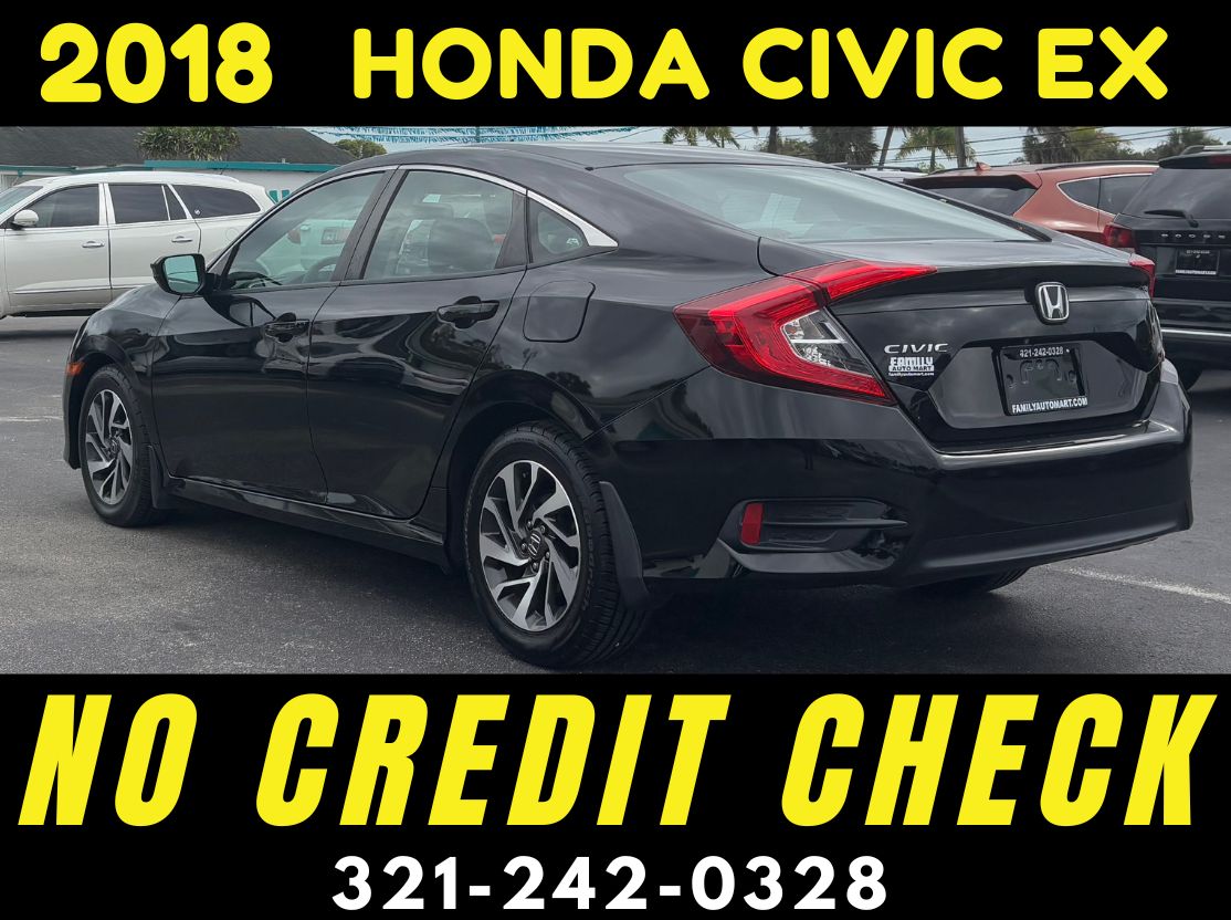 2018 HONDA CIVIC EX SEDAN - WE FINANCE NO CREDIT CHECK!!! - Image 4