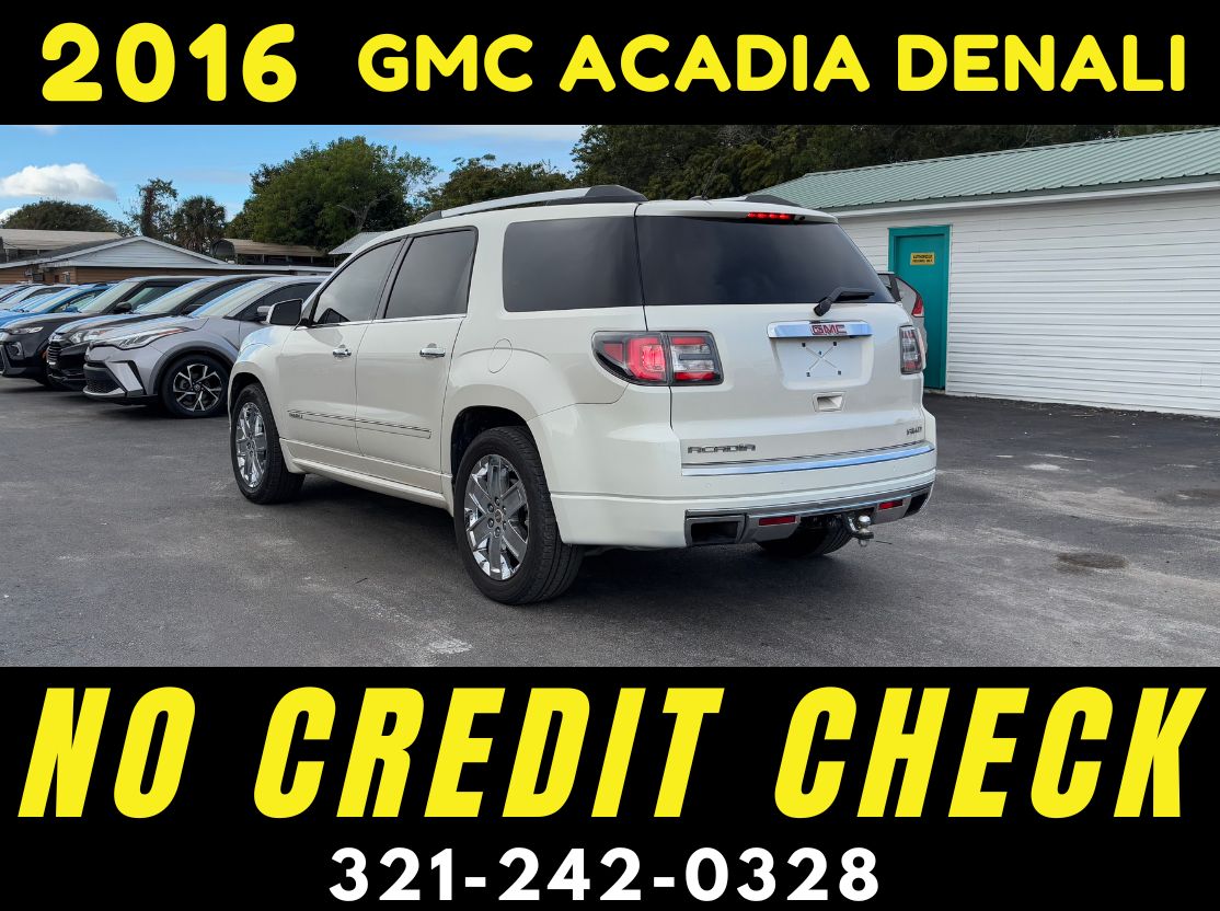 2016 GMC ACADIA DENALI 3 ROW - WE FINANCE NO CREDIT CHECK!! - Image 4