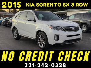 2015 KIA SORENTO SXL 3 ROW- WE FINANCE NO CREDIT CHECK!!!