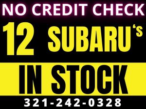 WE FINANCE NO CREDIT CHECK!!! - SUBARU'S IN STOCK!!!!