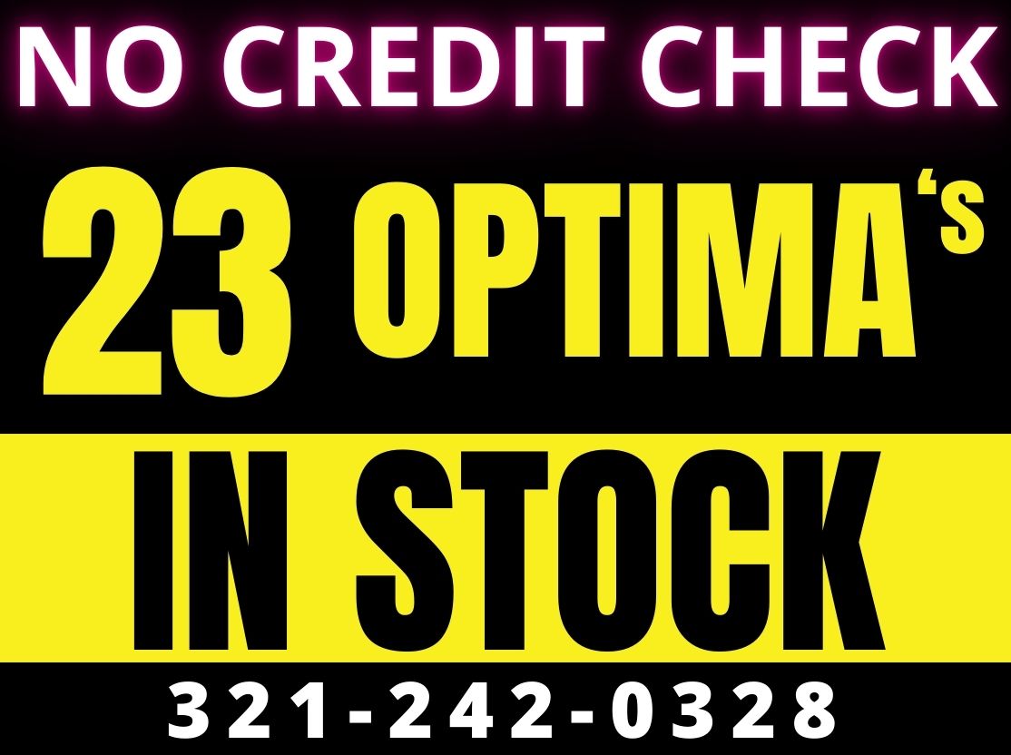 KIA OPTIMA'S - 2020'S IN STOCK! - WE FINANCE NO CREDIT CHECK!!