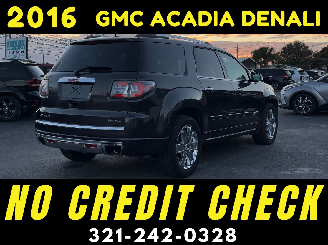 2016 GMC ACADIA DENALI 3 ROW - WE FINANCE NO CREDIT CHECK!! - Image 7