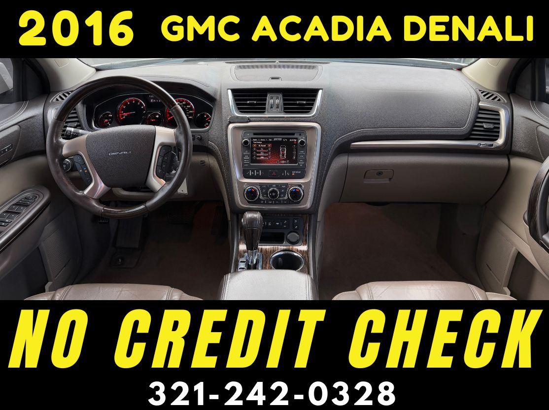 2016 GMC ACADIA DENALI 3 ROW - WE FINANCE NO CREDIT CHECK!! - Image 7