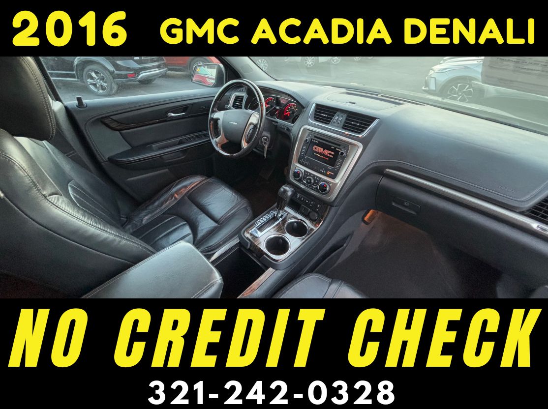 2016 GMC ACADIA DENALI 3 ROW - WE FINANCE NO CREDIT CHECK!! - Image 8