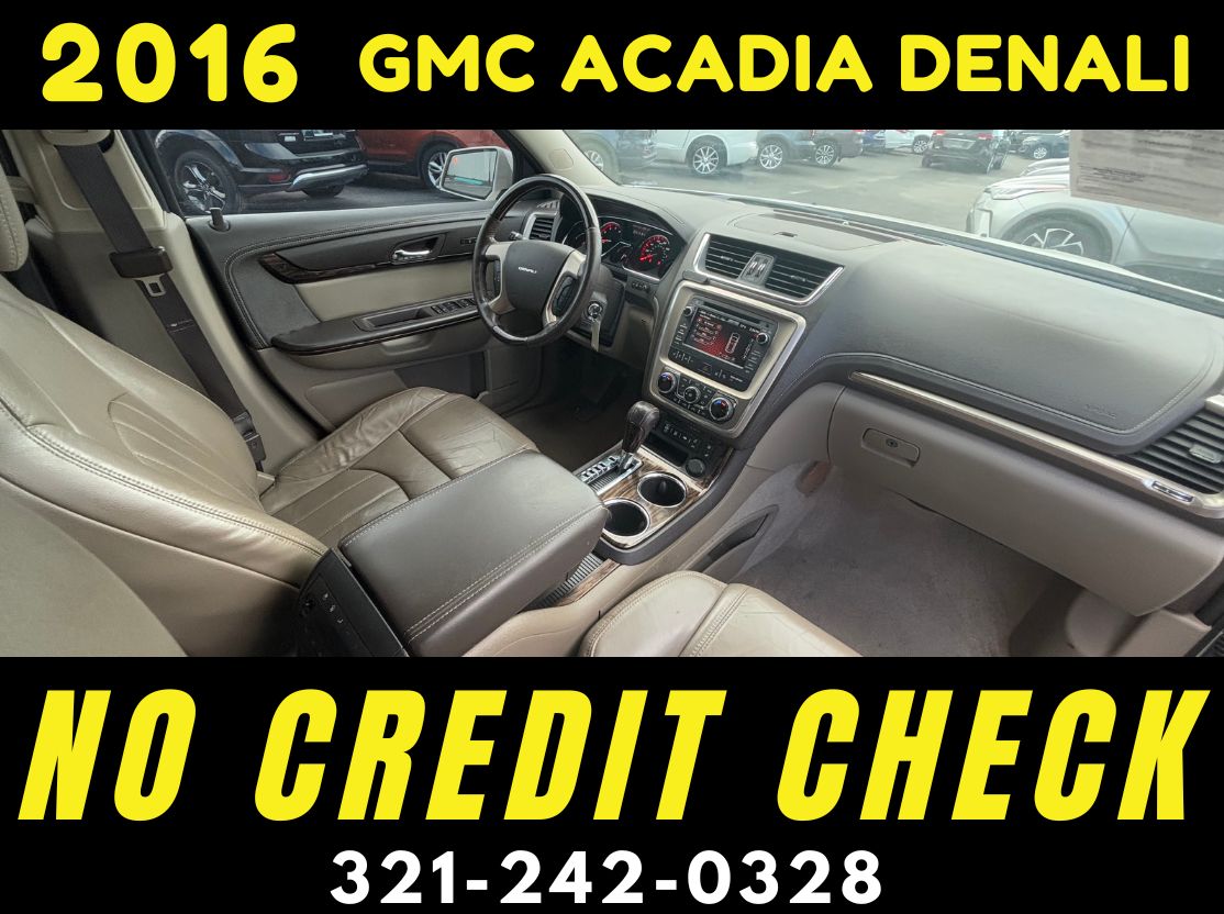 2016 GMC ACADIA DENALI 3 ROW - WE FINANCE NO CREDIT CHECK!! - Image 8