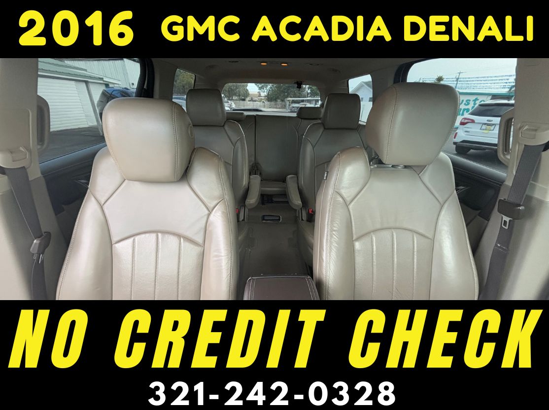 2016 GMC ACADIA DENALI 3 ROW - WE FINANCE NO CREDIT CHECK!! - Image 9