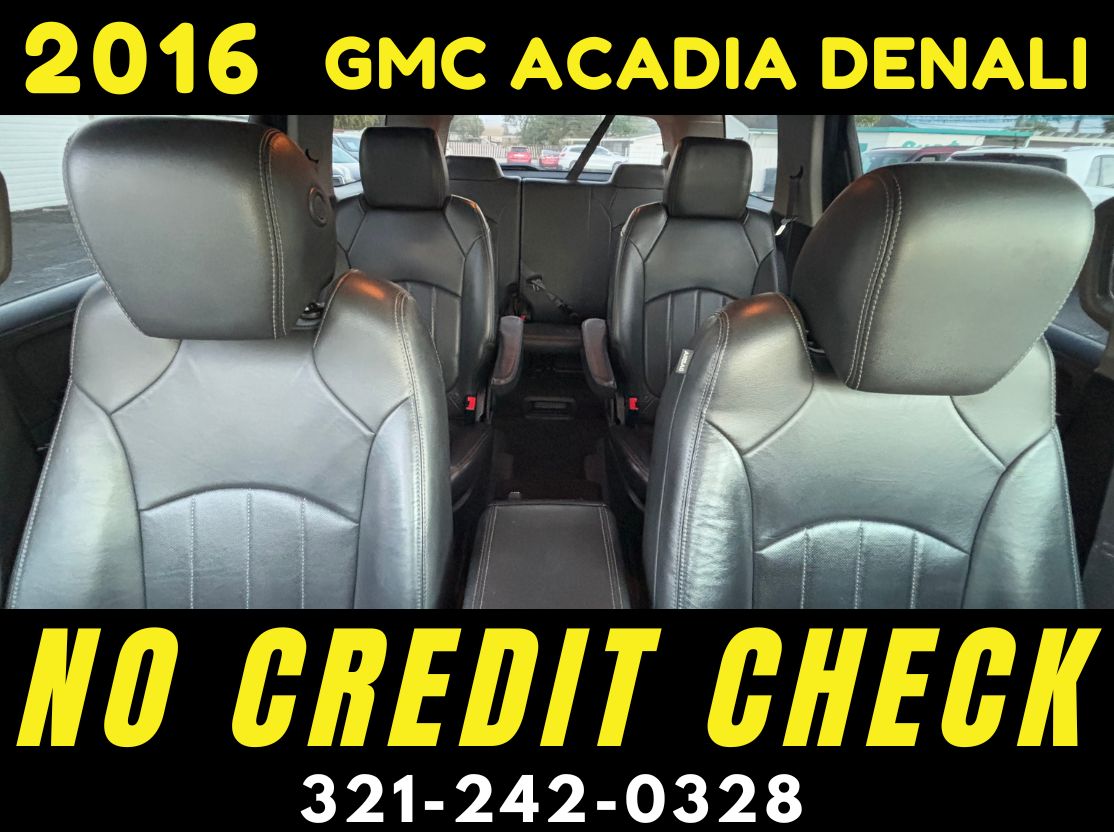 2016 GMC ACADIA DENALI 3 ROW - WE FINANCE NO CREDIT CHECK!! - Image 10