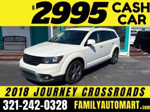 2018 JOURNEY CROSSROADS - $2995 CASH PRICE!